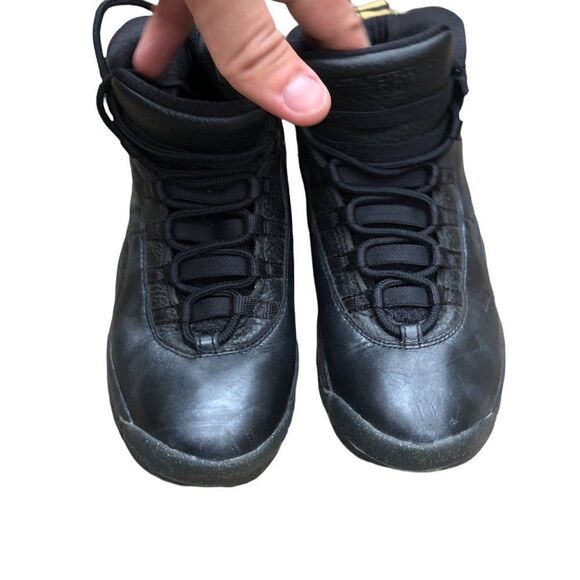 RARE 2015 Air Jordan 10 Retro New York City Size 7 Black - Picture 11 of 15